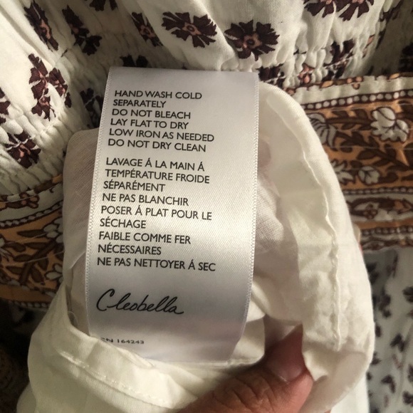 CLEOBELLA Blakely Midi Dress with Belt Tie Bohemian Size Large NWT - Picture 6 of 10